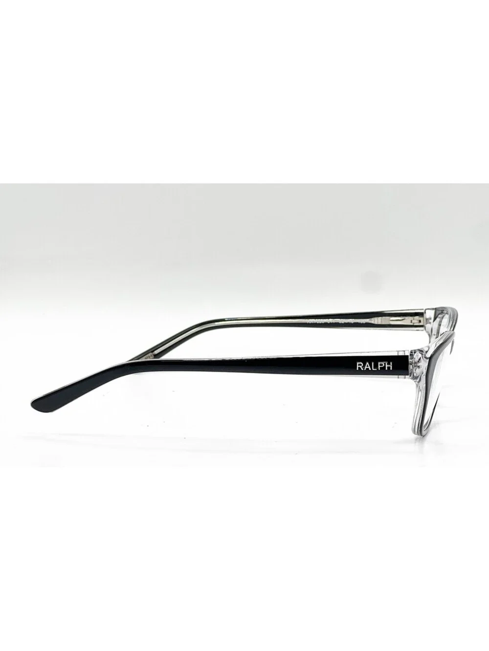 Ralph Lauren RA 7020 541 Polished Black Transparent Eyeglass Frames 52-16-135